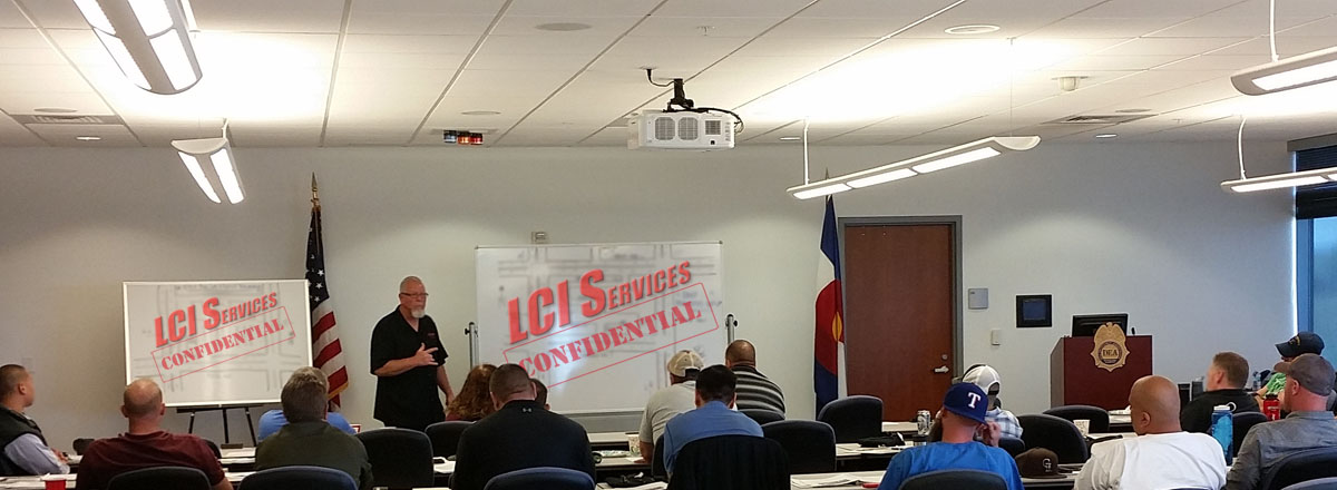 Tim teaching Rolling Surveillance to law enforcement task forces at the DEA.