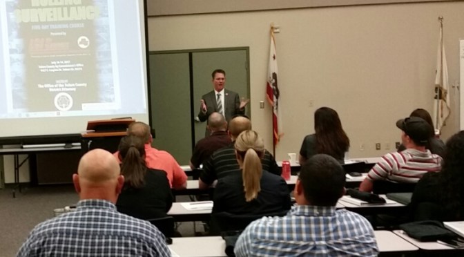 Tulare, CA Rolling Surveillance Training 2017