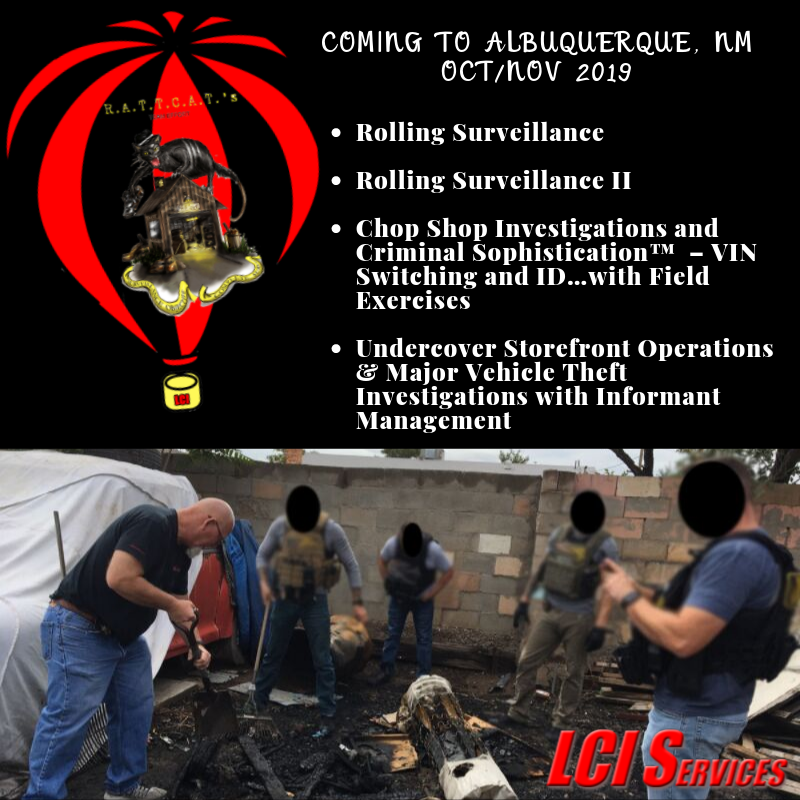 Coming to Albuquerque, NM Oct_Nov 2019