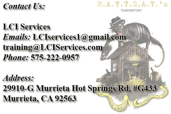 LCI Services contact card - 575-222-0957