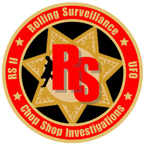 Rolling Surveillance® Logo with Gold Star